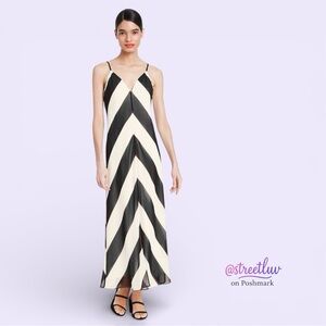 Christopher John Rogers x Target Chevron Slip Dress NWT Small